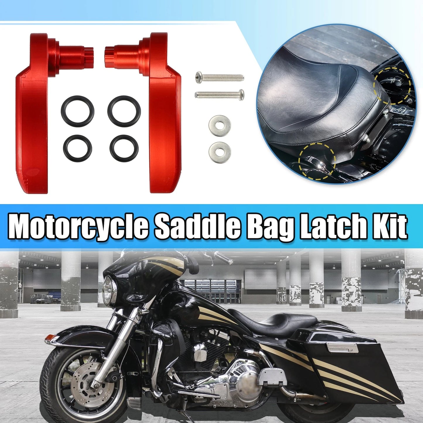 Saddlebag Latch Levers Lid for Harley-Davidson Road King (2014–2019)