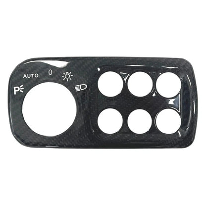 100% Carbon Dashboard Headlight Switch Cover for Maserati GranTurismo GC 2008-19