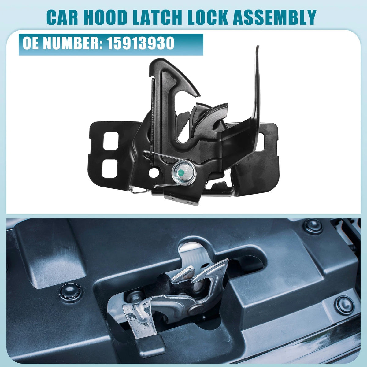 Hood Latch Lock Assembly for Chevy Cobalt Pontiac G5 (2005-2010)