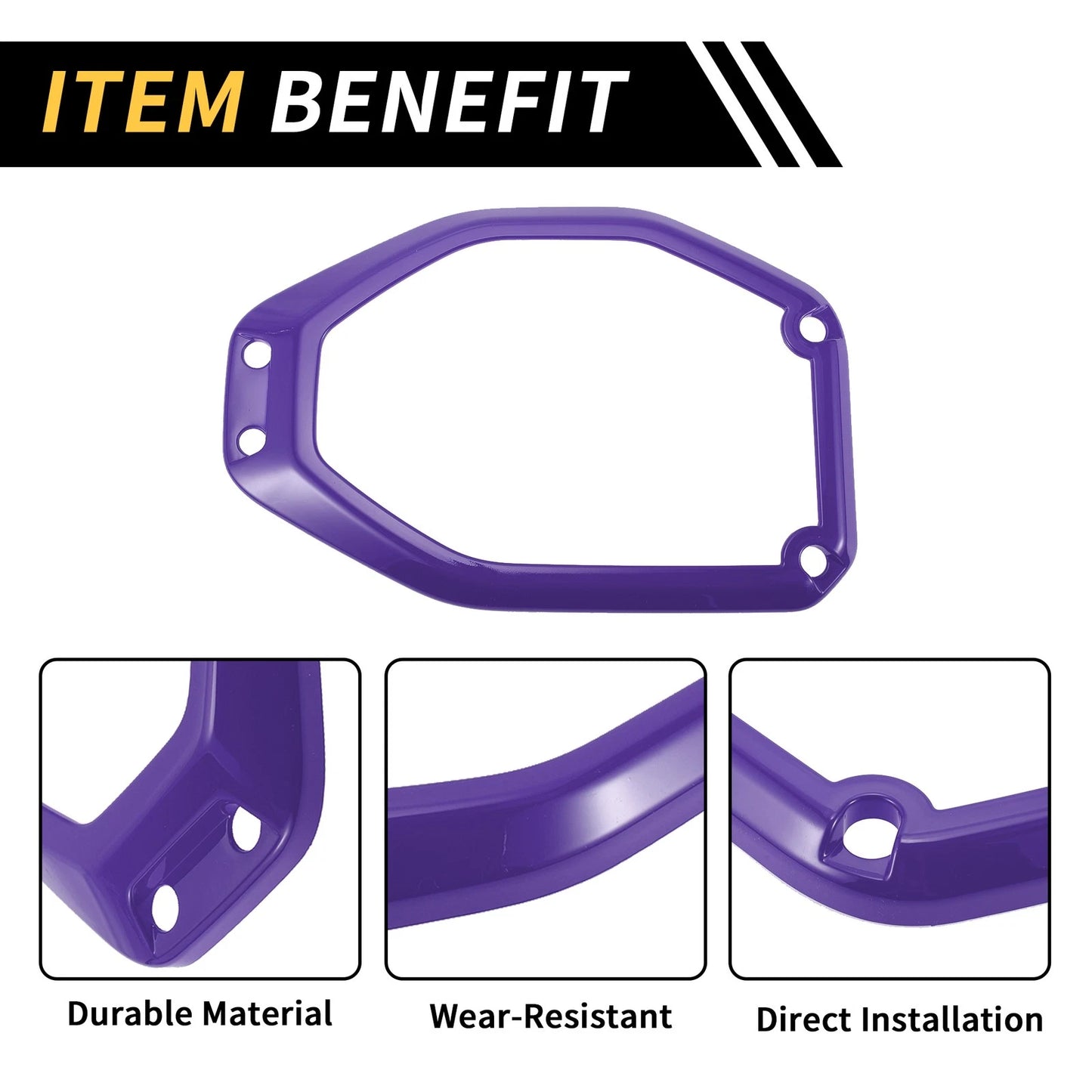 Roof Speaker Audio Frame Cover Trim for Jeep Gladiator JT (2020-2024) - Purple
