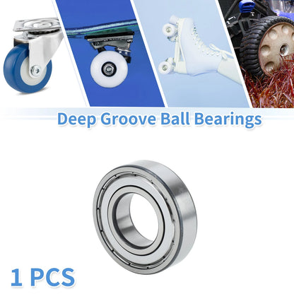 6206ZZ 30x62x16mm Deep Groove Ball Bearings for Scooter Skateboard Wheel