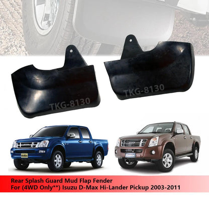 Rear Mud Flap for Isuzu D-Max 4WD (2003-2011)