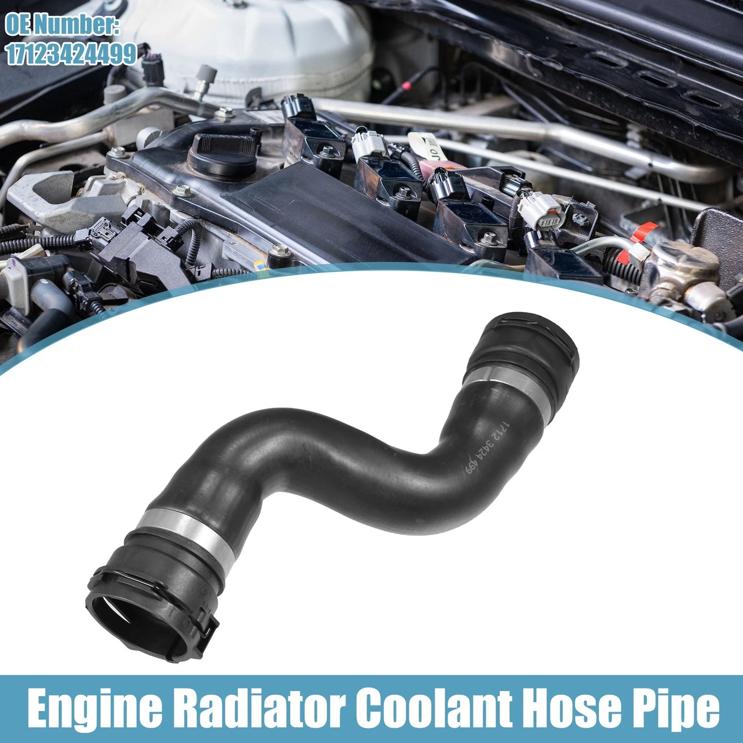 Radiator Coolant Heater Hose for BMW X3 3.0si 3.0L (2004-2010)