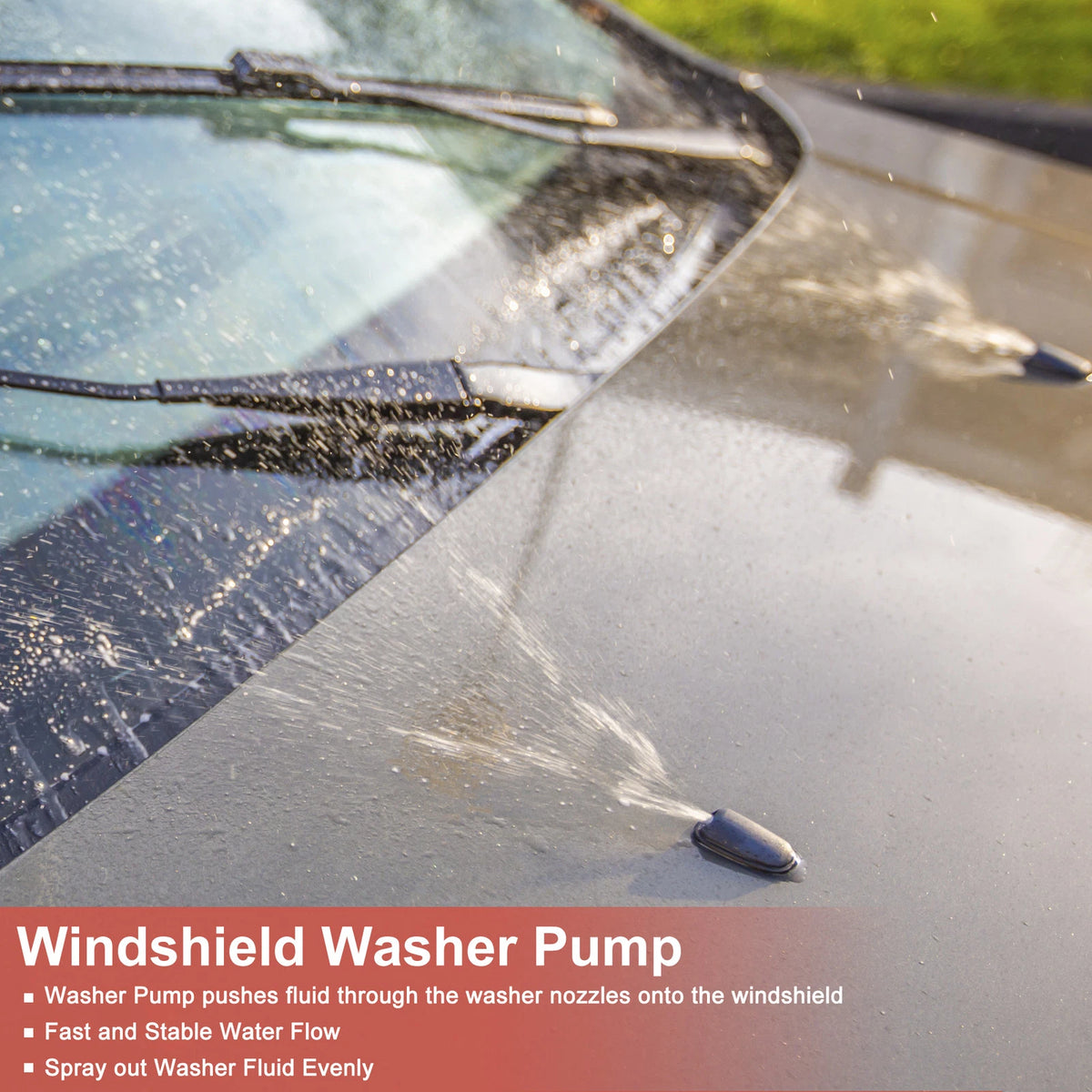 Windshield Washer Pump w/Grommet for Fiat Ducato (2014-2023)