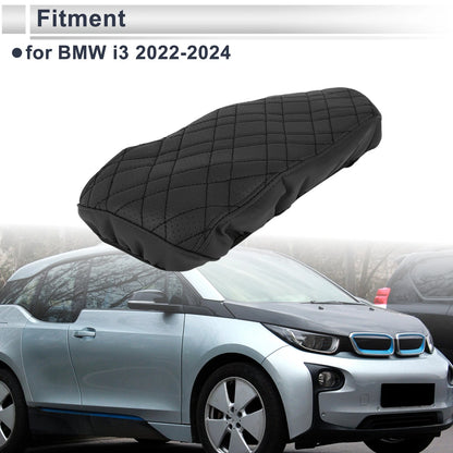 Car Center Console Cover for BMW i3 2022-2024 Black 1 x Piece