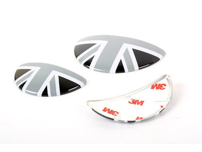 Black Interior Door Handle & Glove Box Cover for Mini Cooper S (2002-2008)