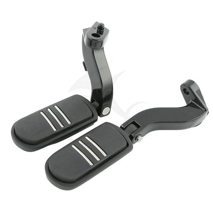 Rear Passenger Foot Pegs Mount Bracket for Harley Touring Street Glide (93-25)