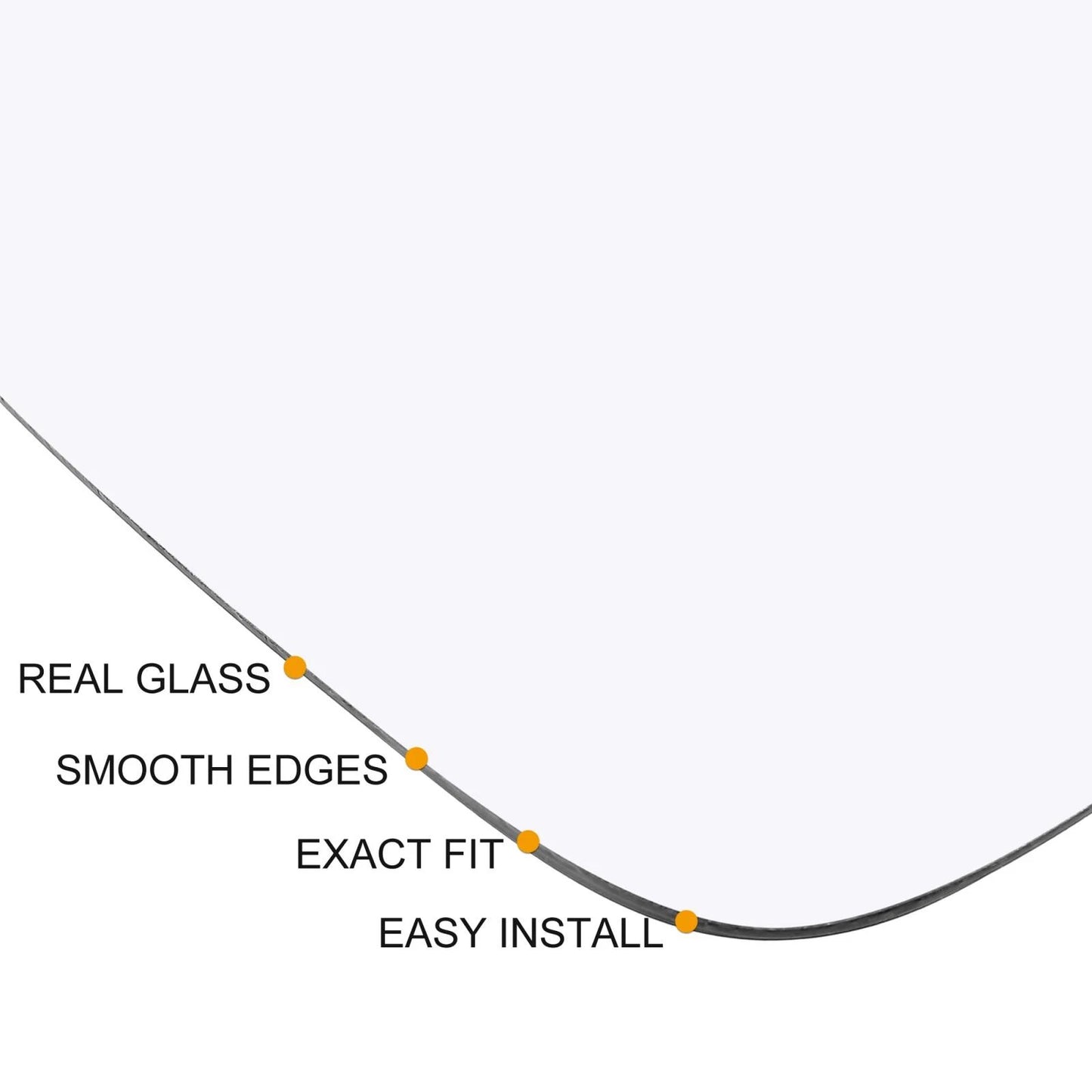 Heated Mirror Glass for Volvo XC70 XC90 V70 (2007-2016)