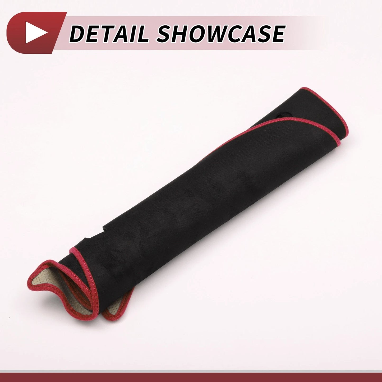Dashboard Cover Mat for Toyota Estima 50 Series (2006-2019) - Black Red