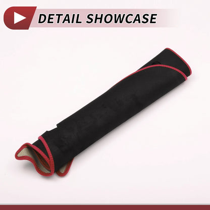 Dashboard Cover Mat for Toyota Estima 50 Series (2006-2019) - Black Red