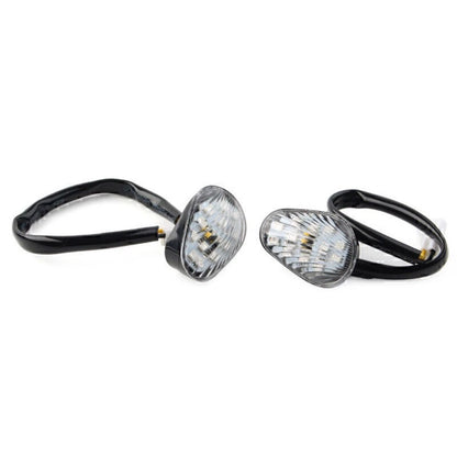 Clear LED Flush Mount Amber Turn Signal Lights for Yamaha YZF R1/R6 (2000-2023)