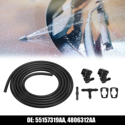Front Windshield Washer Nozzles Kit for Jeep Commander (2006-2010)
