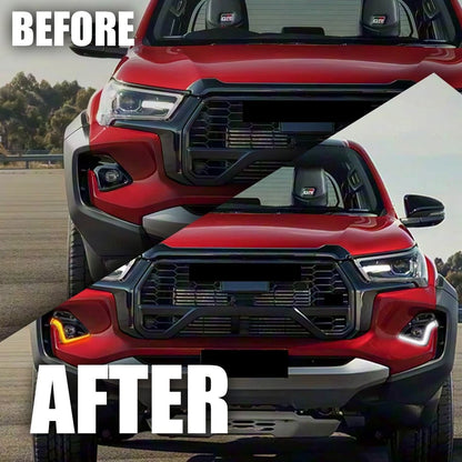 2-Color LED Fog Light w Turn Signal for Toyota Hilux GR (2023–2026)