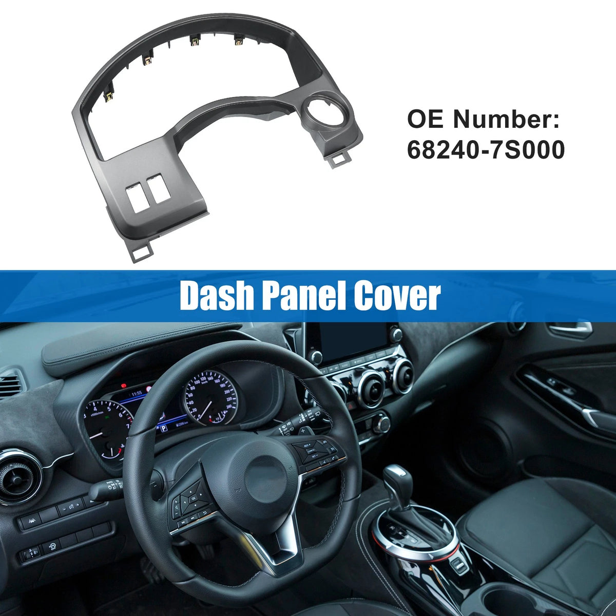Dash Panel Gauge Cover Bezel Trim for Nissan Titan Armada (2004-2023)
