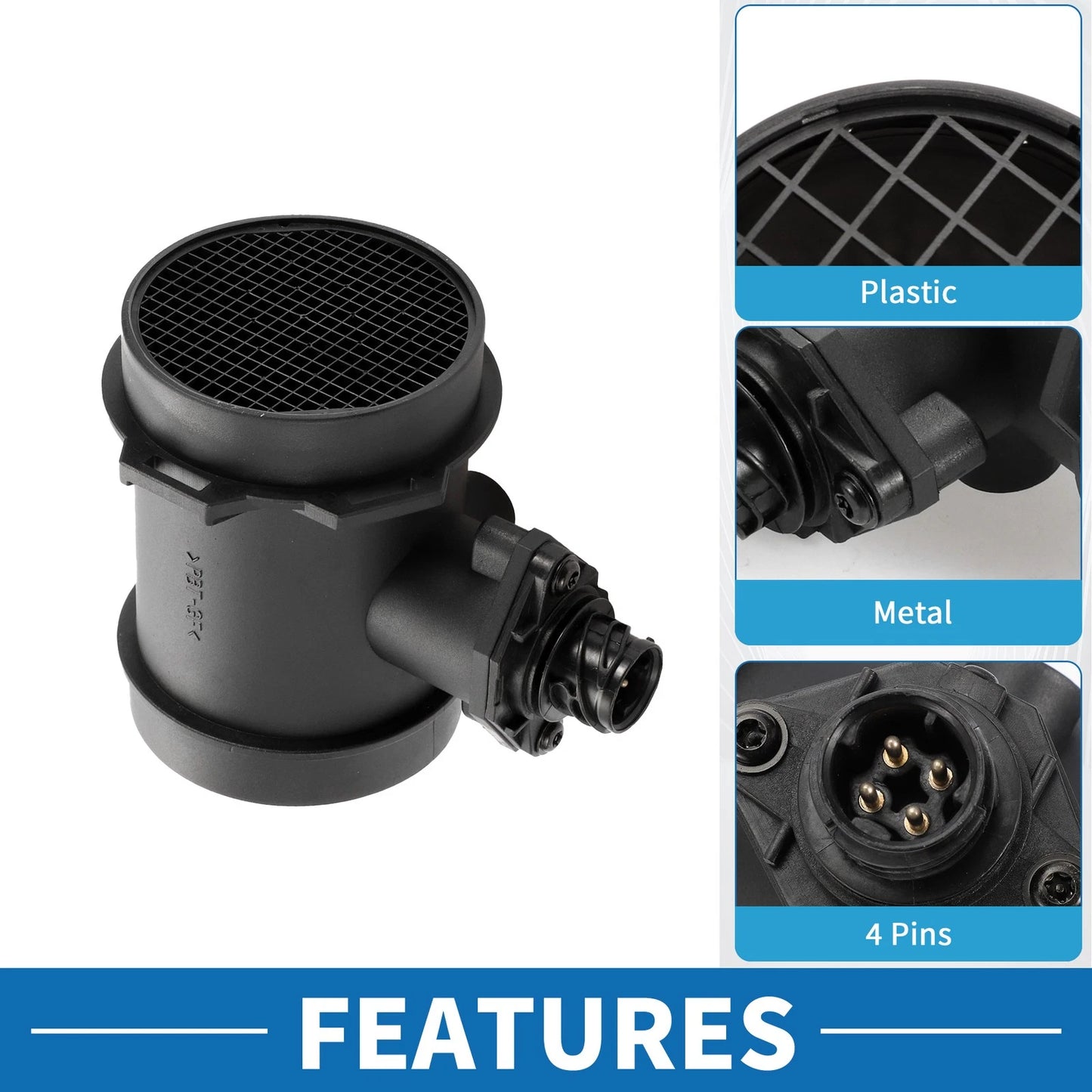 Mass Air Flow Sensor Assembly for Porsche 911 H6 3.6L SOHC
