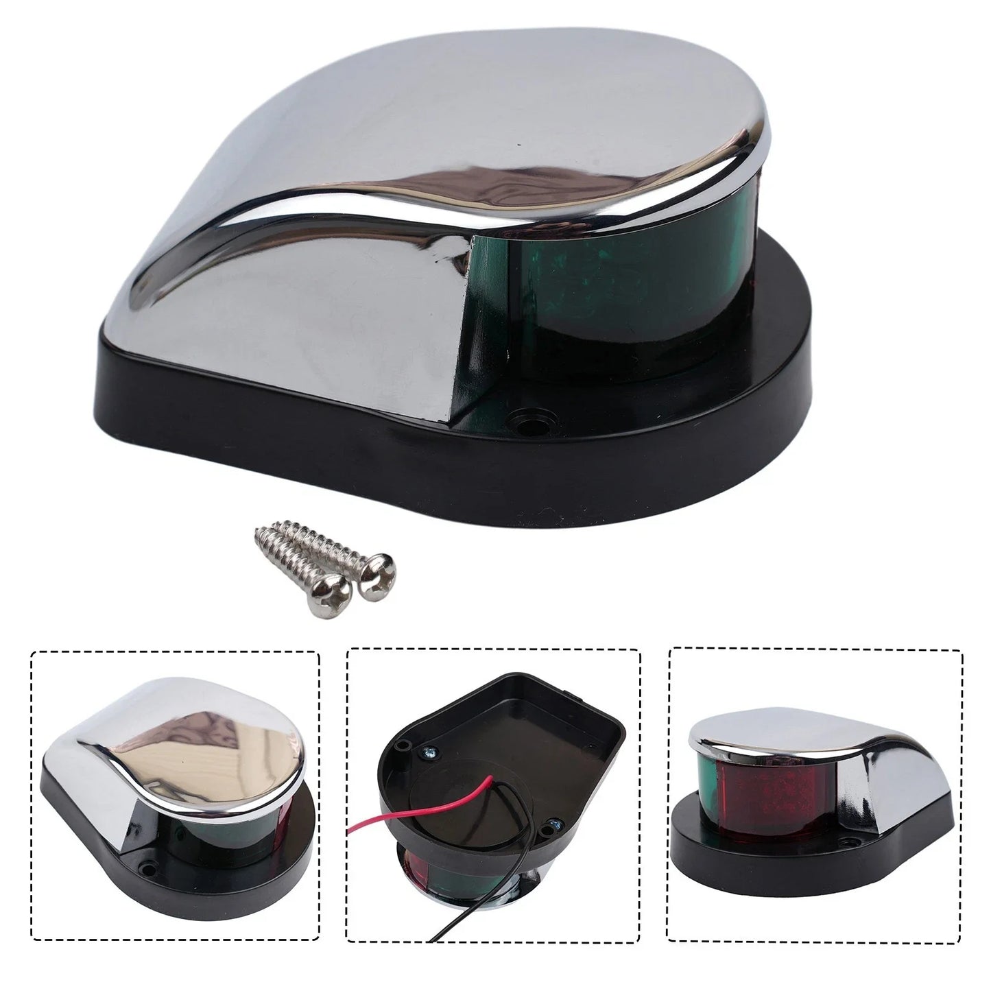 Enhance Boating Safety with Red Green Ship Running Lamps for All Boats