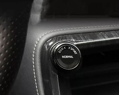 Black Wood Grain Console Gear Shift Frame for Lexus NX (2022–2025)