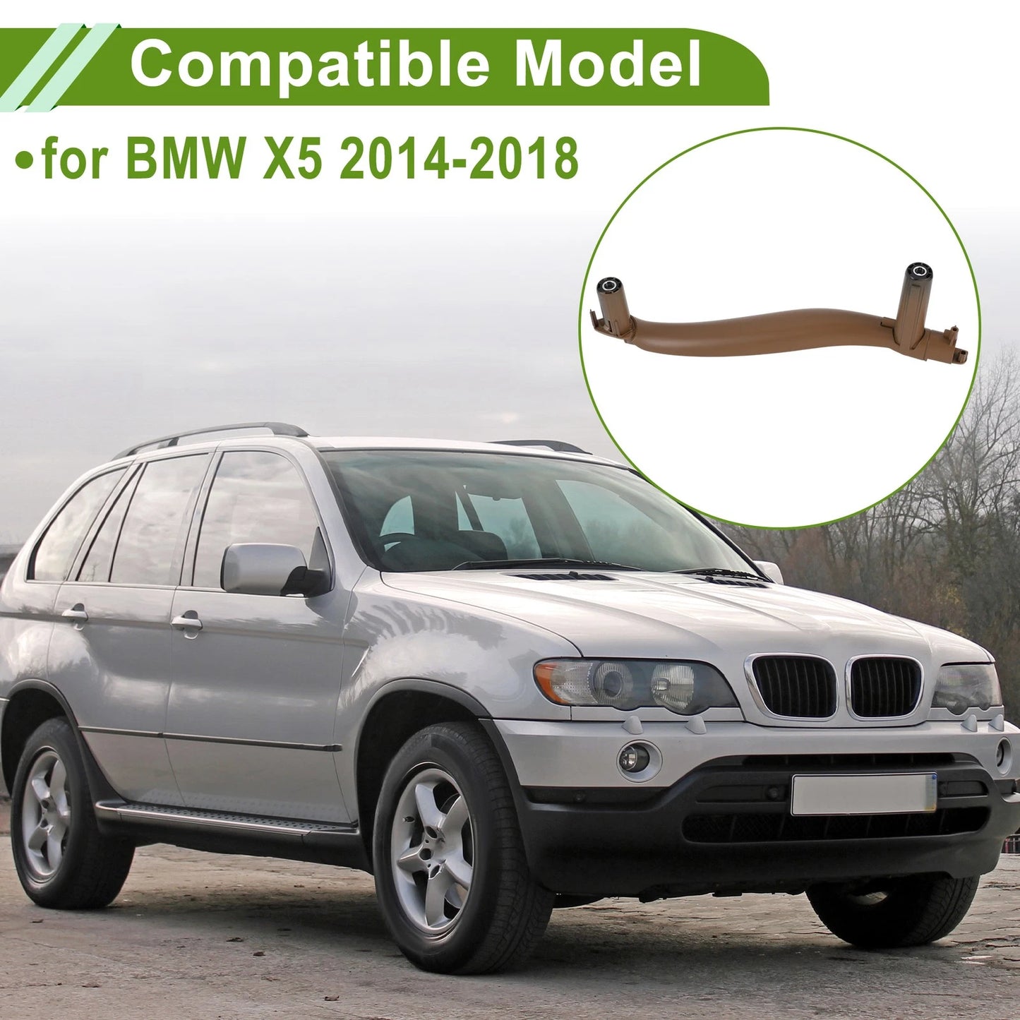 Front Driver Side Door Handle Trim Cover for BMW X5 (2000-2006)