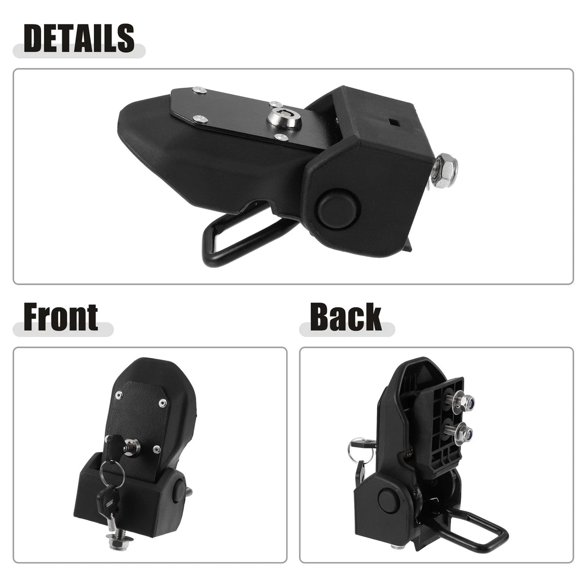 Hood Latches for Jeep Wrangler JL 2 Door (2018-2023)