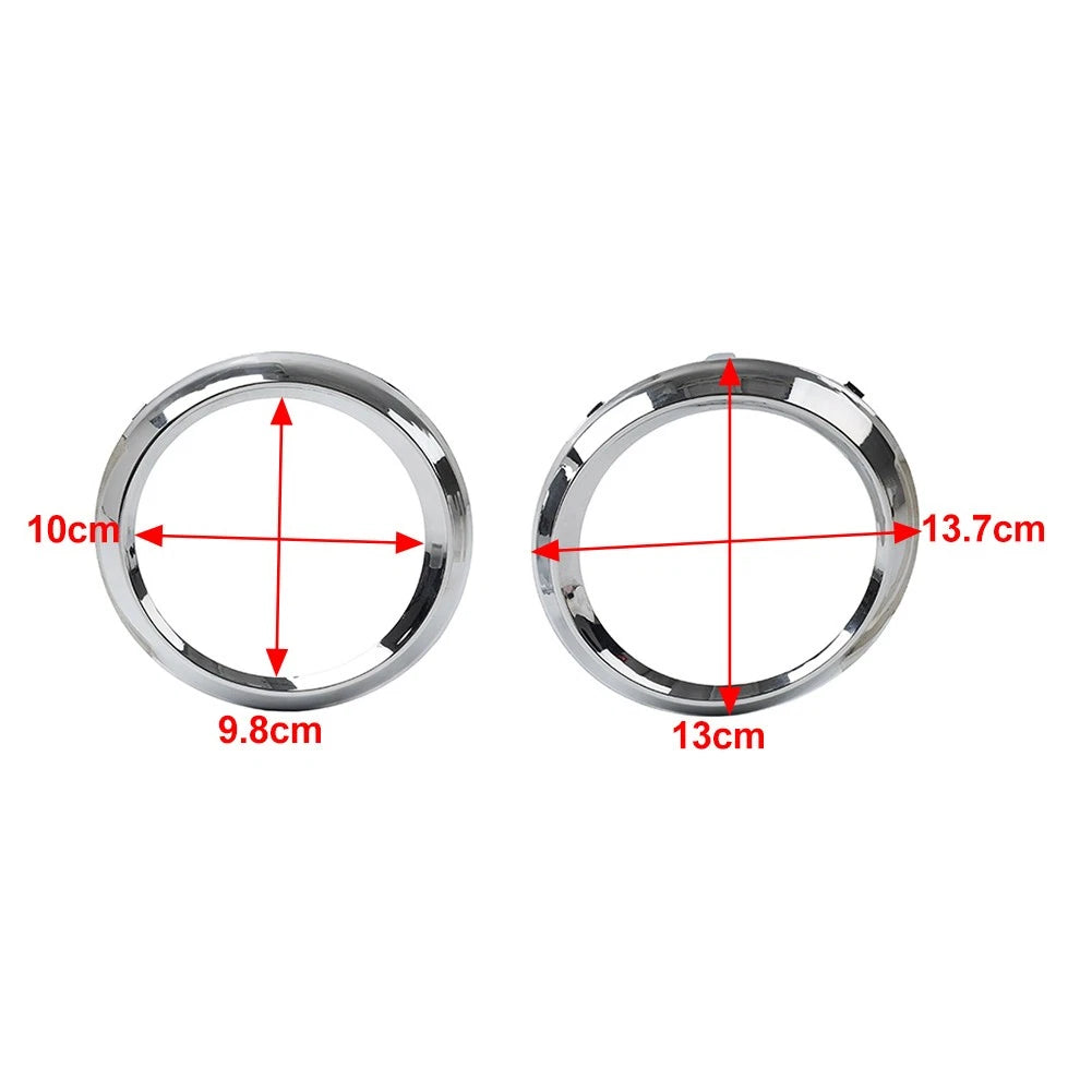 Left Fog Light Bezel Cover Chrome Trim Ring for Toyota Sienna (2011-2017)