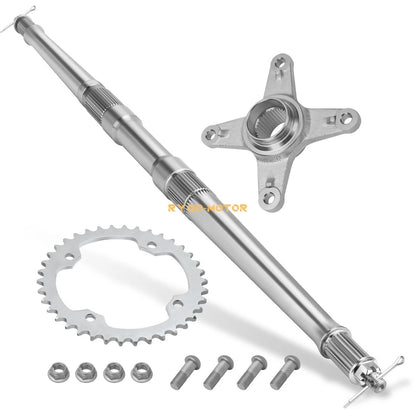 Rear Axle Shaft with Sprocket Hub for Yamaha YFZ450 (2004–2005)