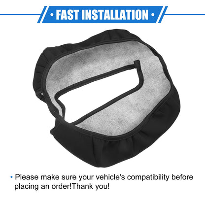 Armrest Protector Cover Pad Replacement for GMC Sierra (2014 - 2017) Black