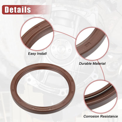 Engine Crankshaft Seals for Lexus ES350 (2007-2023) Rubber