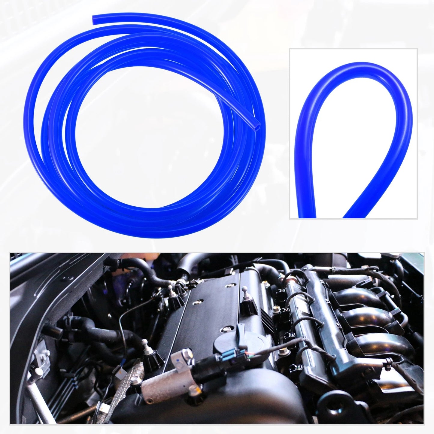 Fuel Vent Line Hose 0.31'' x 10ft Blue for Motorcycle Dirt Bike
