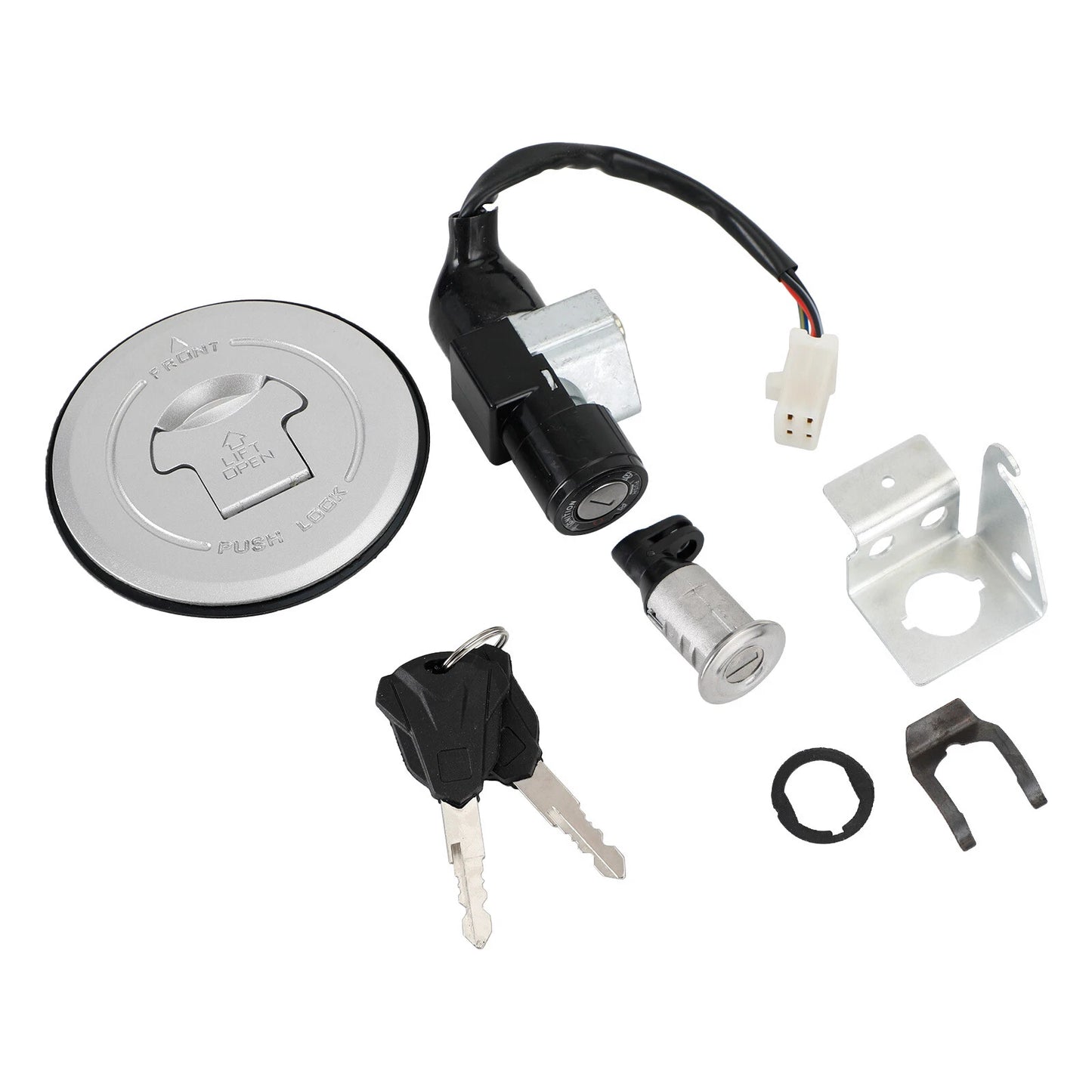 Ignition Switch, Throttle Cap, Seat Lock + Keys for Honda Skyteam M3 (2003-2005)