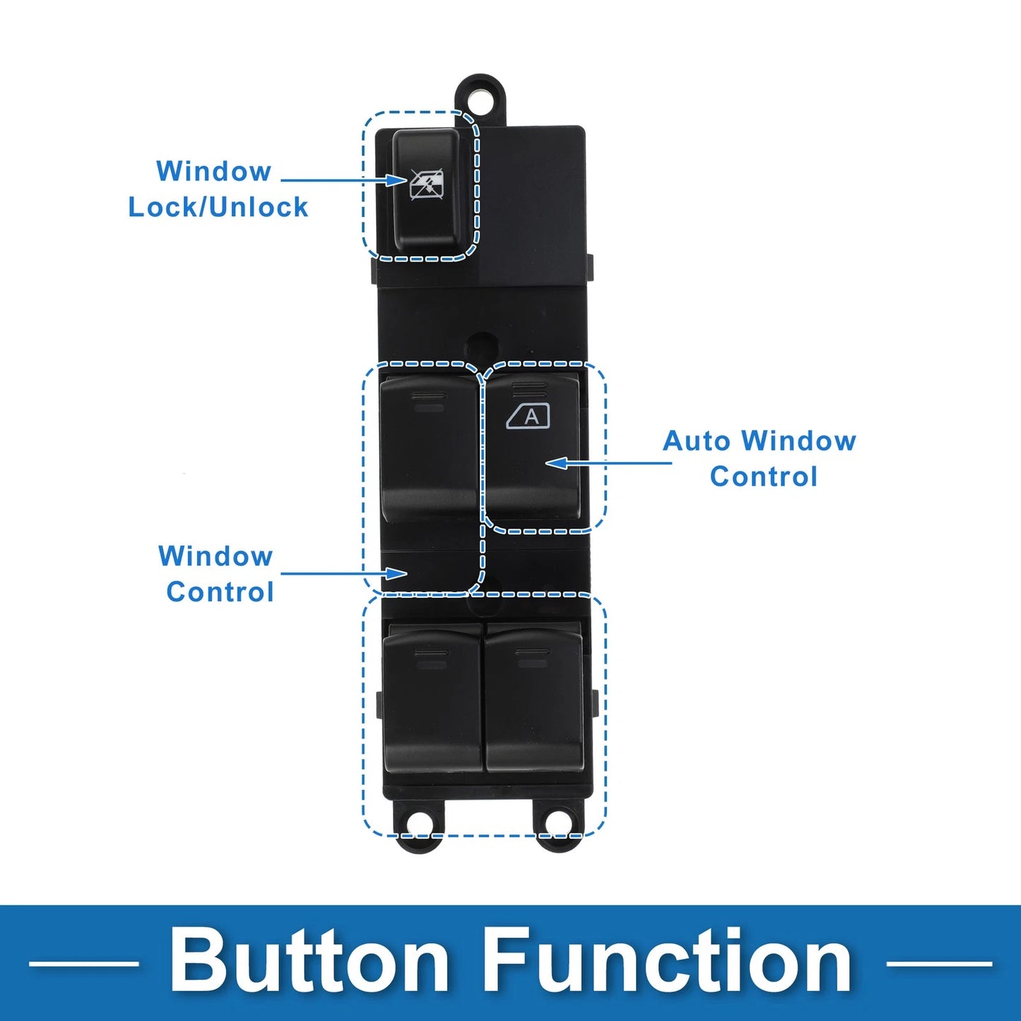 Power Window Switch for Nissan Navara Pathfinder Qashqai (2005-2023)