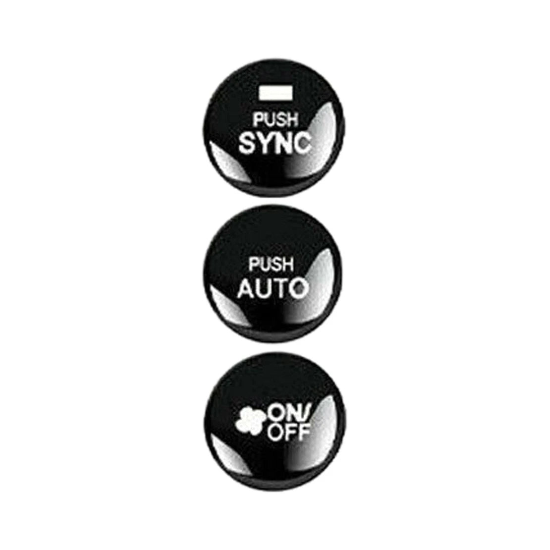 9 x Center Console Switch Button Covers for Honda Accord (2018-2021)