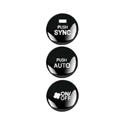 9 x Center Console Switch Button Covers for Honda Accord (2018-2021)