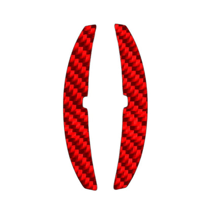 Red Steering Wheel Shifter Paddle Extensions for Porsche Macan 911 Panamera
