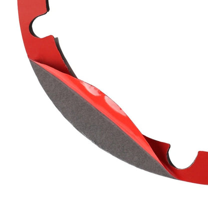 Red Carbon Fiber Rear Audio Speaker Ring Covers for Nissan 350Z (2003-2009)
