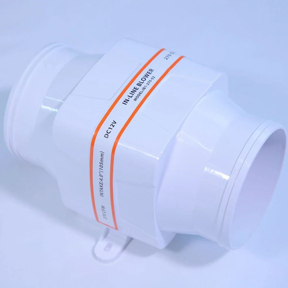 Electric Boat Blower for Marine Use, Compact Anti-Corrosion ABS Design