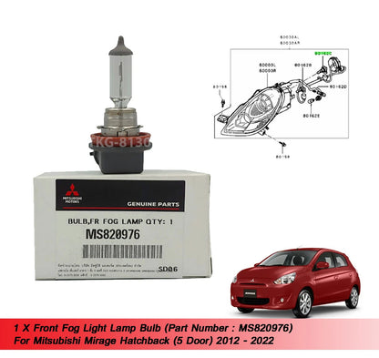 Fog Light Bulb for Mitsubishi Mirage (2012-2022)