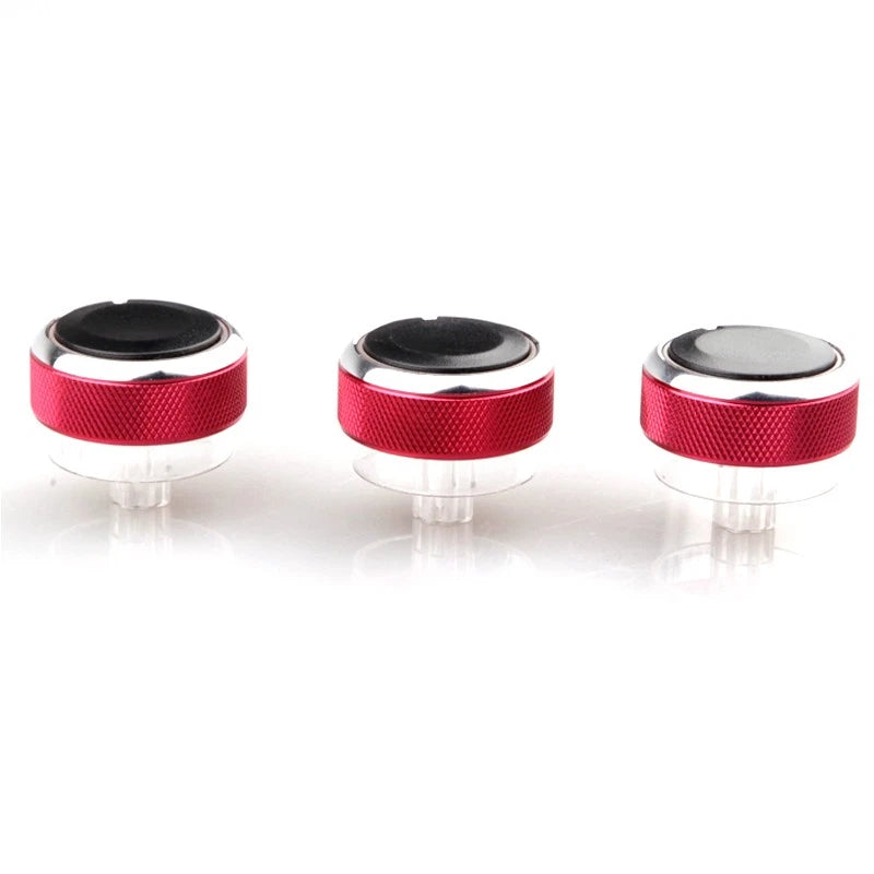 3 x Aluminium Knobs for Ford Focus, Mondeo, S-Max Air Conditioning