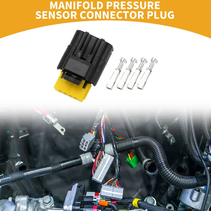 4 Pin Manifold Pressure Sensor Connector for PEUGEOT 206 207 306 307 (2000-2014)