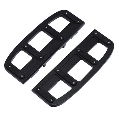 Matte Black Rider Driver Footboard for Harley Fat Boy Heritage Classic (18-24)