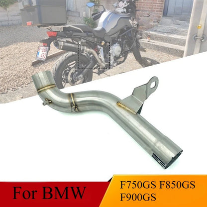 Exhaust Mid Link Pipe Collector for BMW F750GS F850GS F900GS (2018–2023)