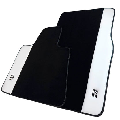 AutoWin Floor Mats for Rolls Royce Shadow (1965-1977) - White Leather