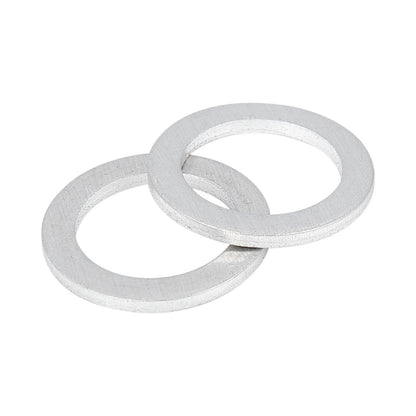 12 x M18 Silver Tone Oil Drain Plug Gaskets for Honda (90471-PX4-000)
