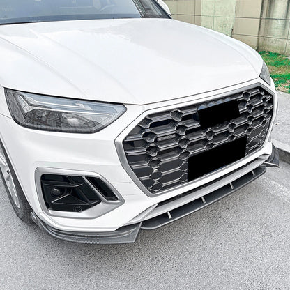 Front Bumper Spoiler Lip Splitter for Audi Q5 FY Sline (2021-2024)