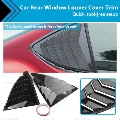 Rear Window Louver Cover Trim for Toyota 86/Subaru BRZ (2013-2019)