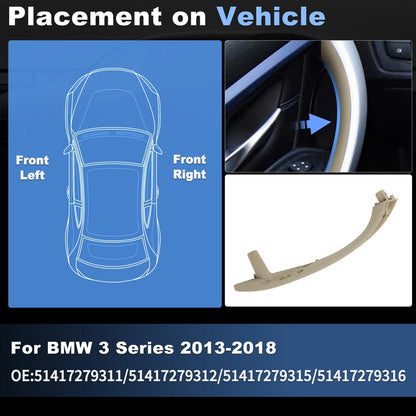 Inner Trim Door Pull Handle for BMW 320i 328i 330i 335i 340i 428i 430i 435i 440i (2006-2020)