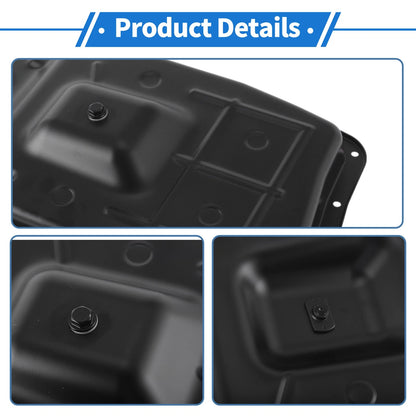 Engine Oil Pan for Ford Expedition 2011-2017 - 1 x Black Iron