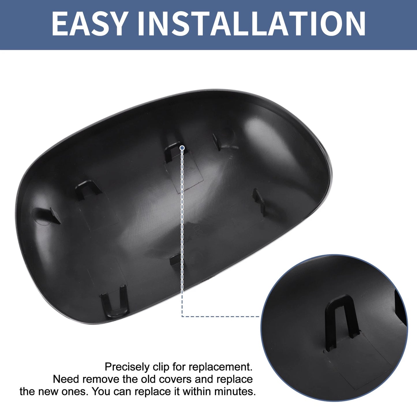 Right Side Mirror Cover Cap for Ford F-150 (1997-2003)