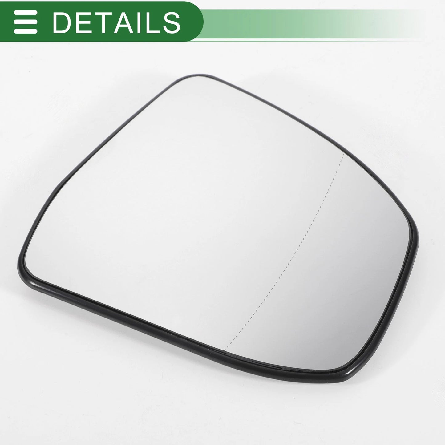 Right Side White Mirror Glass for Ford Focus (2012-2018)