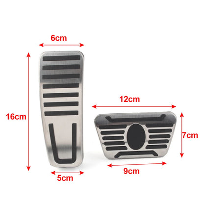Gas & Brake Pedal Pad Covers for Maserati Levante, Quattroporte, Ghibli