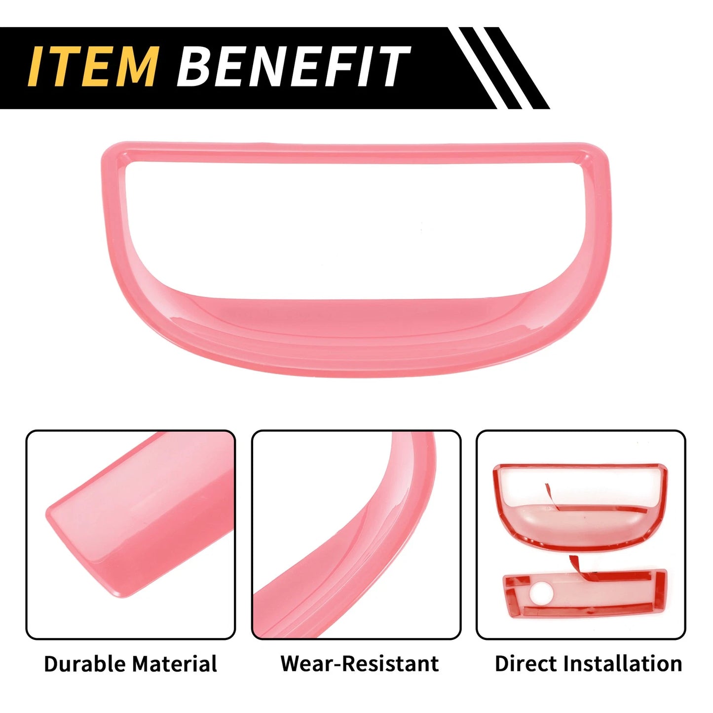 Glove Box Handle Switch Cover for Jeep Wrangler JK (2007-2017) Pink